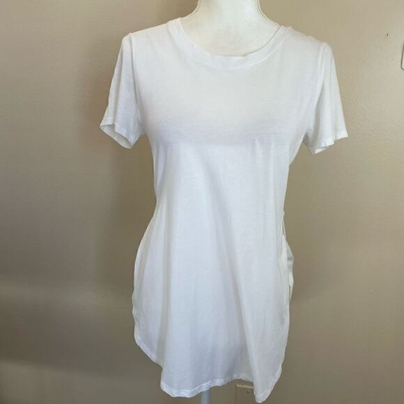 Ambiance|Short sleeve|Tee|High Side slits| super soft|Cotton|Has stretch - Picture 11 of 11
